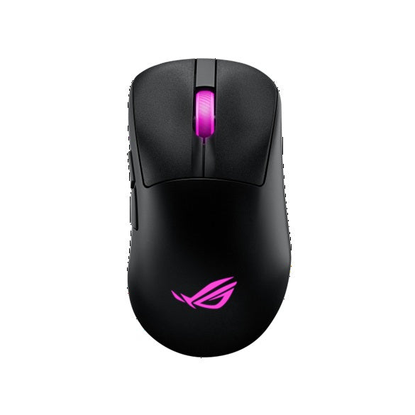 ASUS ROG Keris II Origin Gaming Mouse Black, ROG Micro Switch II, USB/Bluetooth/RF 2.4GHz, 8000â€¯Hz, AURA Sync, 2â€¯m paracord