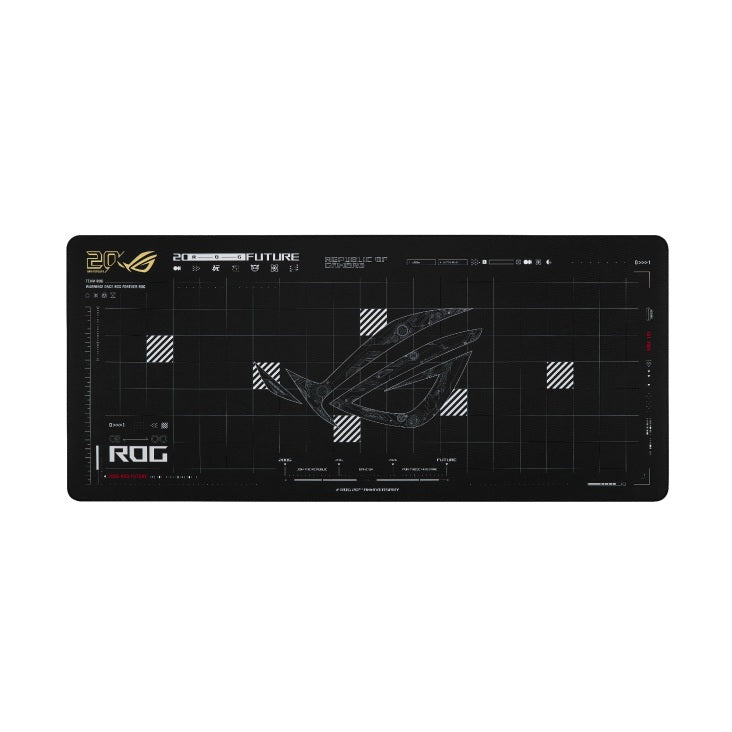 ASUS ROG SCABBARD II XXL Edition 20 Gaming Mouse Pad, Extended Size (900x400mm) Water/Oil/Dust Repellent, Anti-Fray, Soft Cloth Surface
