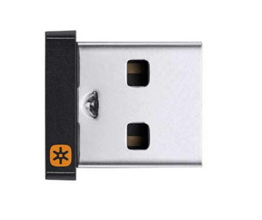 Logitech USB Unifying Receiver Connects Wireless Keyboard Mouse Multiple 6 Devices to Your Computer 10m Range Tiny Size  910-005934/910-005933