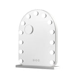 Embellir Makeup Mirror 40x50cm Dressing Vanity LED Bulb Light with 5x Magnification White Arch