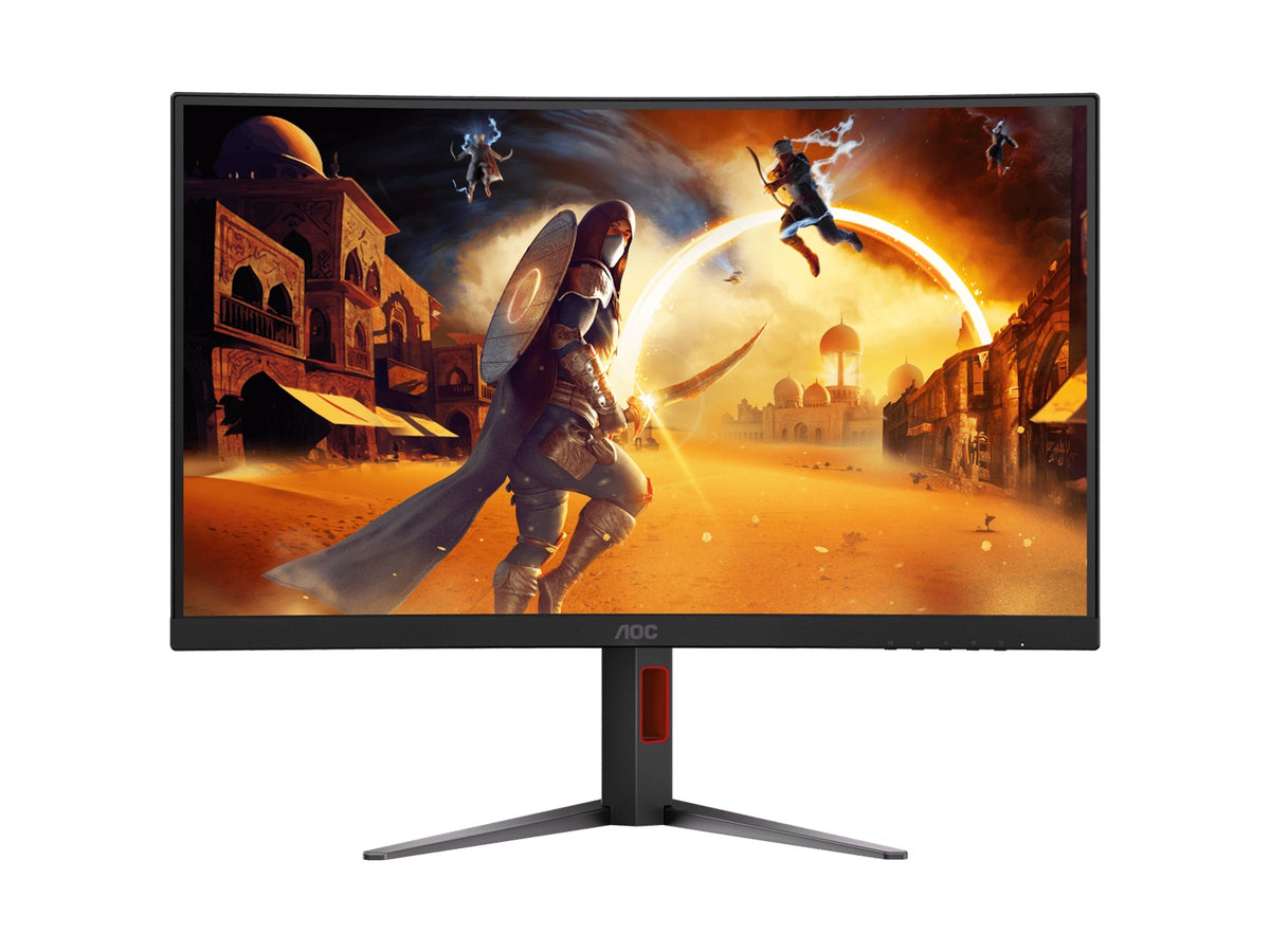 AOC 27' 2K Curved 0.5ms 180Hz, 2560x 1440 Adaptive Sync, HDMI 2.0 Ã— 1,DisplayPort 1.4 Ã— 1, Gaming Monitor (LS)