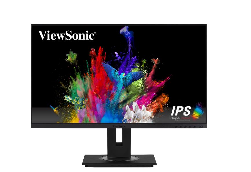 ViewSonic 24' FHD IPS, 75Hz, 250 Nits, 1000:1, USB-C 60W, HDMI, DP In/Out, RJ45, USB Hub, HAS, Pivot, Swivel, Tilt, Speakers. 3YARW