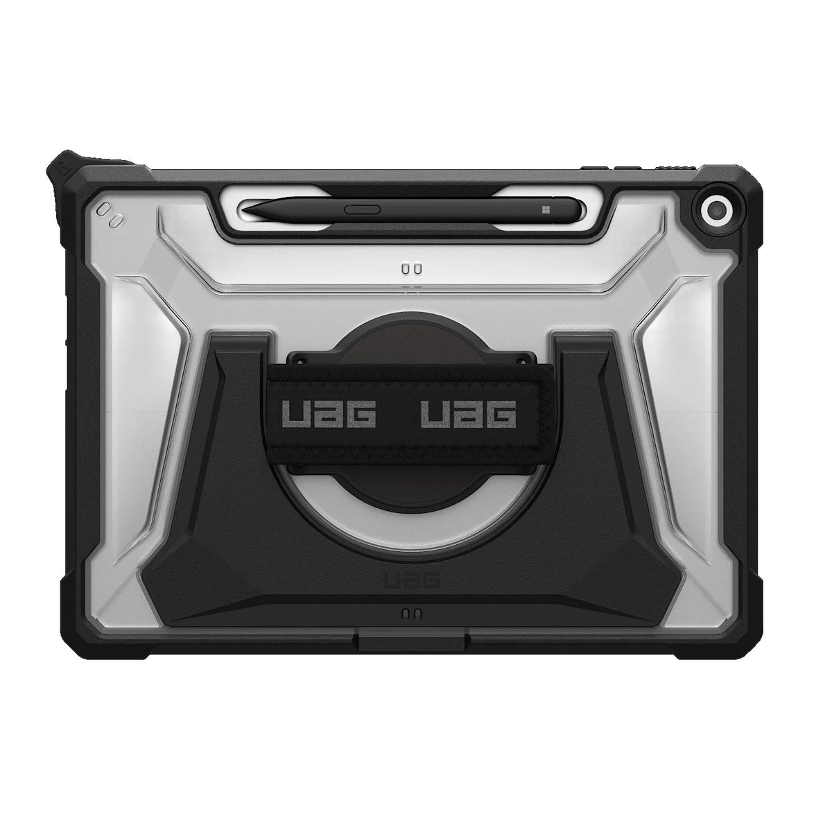 UAG Plasma Microsoft Surface Pro (12') (1st Edition) Hand & Shoulder Strap Rugged Case - Ice/Black (324023114340), 10 Years Warranty