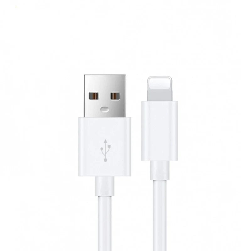 USP Lightning to USB-A Cable (2M) White - Quick Charge & Connect, 2.4A Rapid Charge, 480Mbps Transfer, Fast Charge,Tested 10K+ Bend, 5 Years Warranty