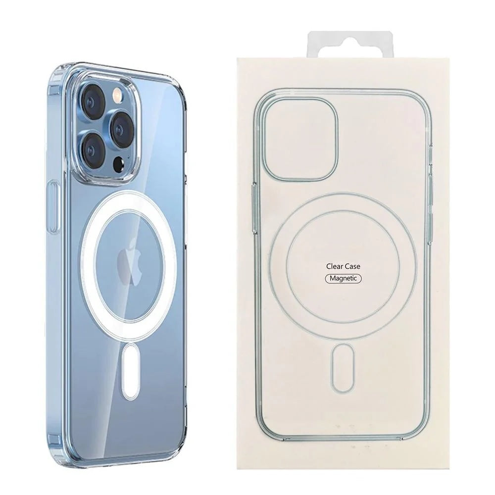 USP Apple iPhone 17 Pro (6.3') Clear Case with MagSafe - Built-in magnets, Scratch Resistant, Crystal Clear,Shockproof,5 Years Warranty