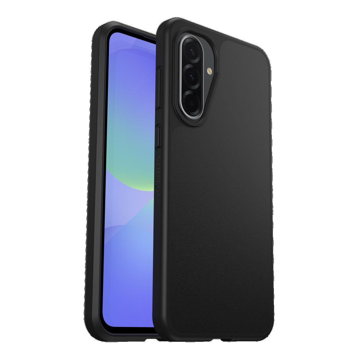OtterBox React Samsung Galaxy A36 5G (6.7') Case Black - (77-97780),Antimicrobial,DROP+ Military Standard,Raised Edges,7 Years Warranty