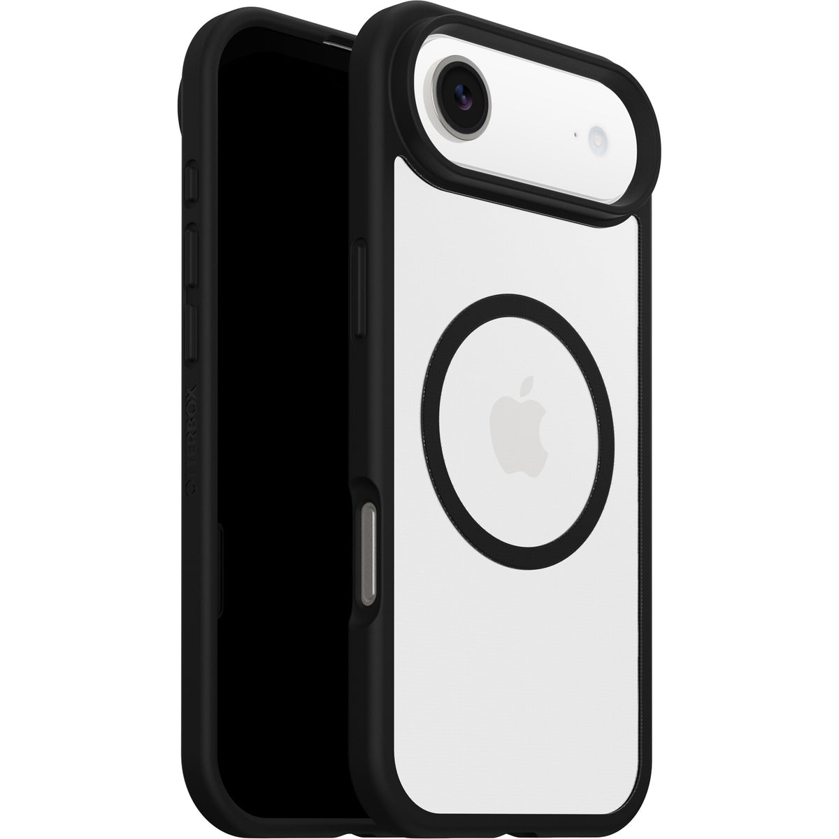 OtterBox React MagSafe Apple iPhone Air (6.5') Case Black Crystal (Clear/Black) - (77-98611),DROP+ Military Standard,Raised Edges,7 Years Warranty