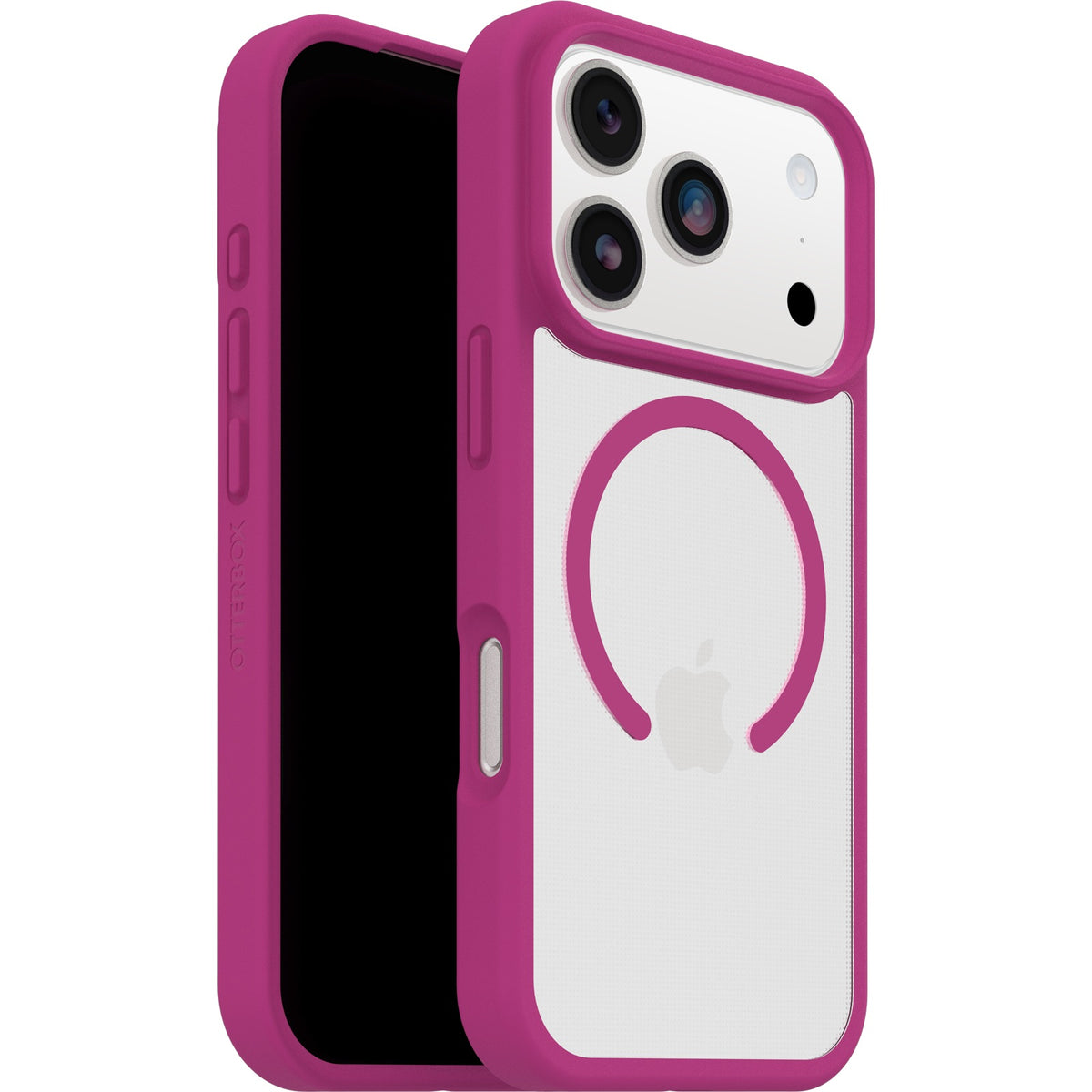 OtterBox React MagSafe Apple iPhone 18 Pro Max / iPhone 17 Pro Max (6.9') Case Rose Crystal (Pink/Clear) - (77-98654), 7 Years Warranty