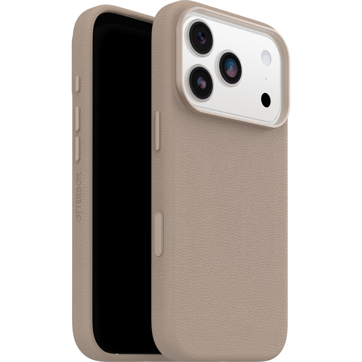 OtterBox Symmetry Cactus Leather MagSafe Apple iPhone 18 Pro Max/17 Pro Max (6.9') Case Grey - (77-99073), DROP+ 3X Military Standard,7 Years Warranty