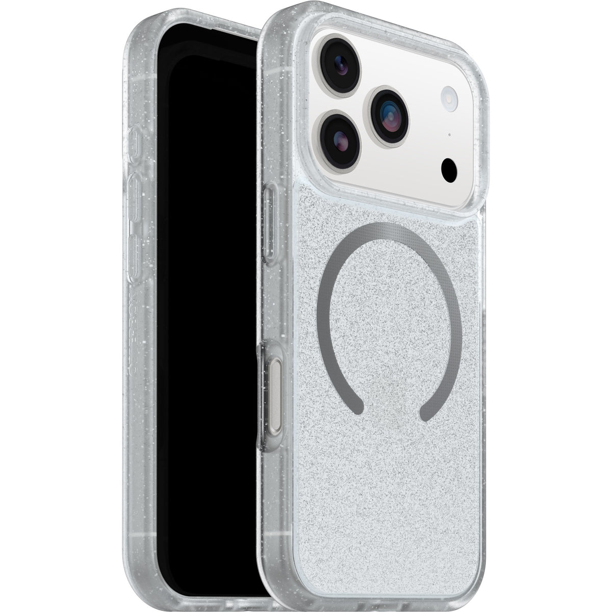 OtterBox React MagSafe Apple iPhone 18 Pro Max / iPhone 17 Pro Max (6.9') Case Stardust (Clear Glitter) - (77-99283),Raised Edges,7 Years Warranty