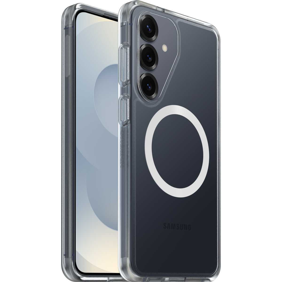 OtterBox React Magnets Samsung Galaxy S26+ 5G (6.7') Case Clear - (77-99942),DROP+ Military Standard,Raised Edges,7 Years Warranty