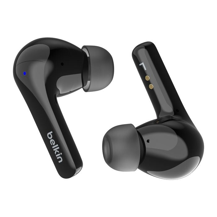 Belkin SoundForm Motion 2 True Wireless Earbuds - Black (AUC010fqBKV2), 33 hrs Battery, 12mm Drivers, BT 5.3 Multipoint, IPX5-Rated, 2 Years Warranty