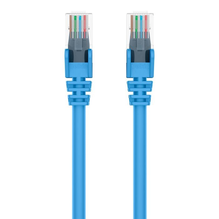 Belkin Cat6 Network Cables (3M) - Blue (A3L980bt03MBLUS), Exceeds 500MHz In Performance Tests, Snagless Prevents Breaking & Cracking, 2 Years Warranty