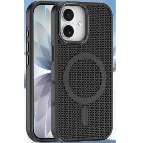 USP Apple iPhone 17 (6.3') Armor 3D Mesh Case with MagSafe Black- Fragiile Surface, TPU Bumper, Drop Resistance, Scratch Protection, 5 Years Warranty