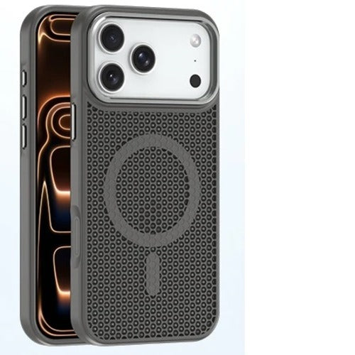 USP Apple iPhone 17 Pro Max (6.9') Armor 3D Mesh Case with MagSafe Grey- Fragiile Surface, TPU Bumper, Drop Resistance, 5 Years Warranty