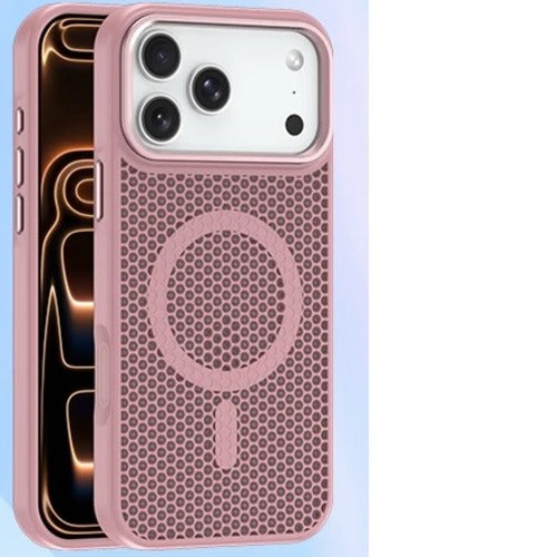 USP Apple iPhone 17 Pro Max (6.9') Armor 3D Mesh Case with MagSafe Pink - Fragiile Surface, TPU Bumper, Drop Resistance, 5 Years Warranty