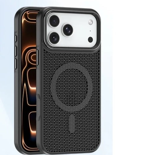 USP Apple iPhone 17 Pro (6.3') Armor 3D Mesh Case with MagSafe Black- Fragiile Surface, TPU Bumper, Drop Resistance, 5 Years Warranty