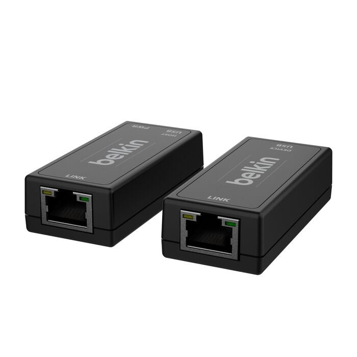Belkin Cybersecurity and Secure KVM Extender Copper CAT6 USB Transmitter and Receiver, VELCROÂ® Tape ,TAA compliance, 3-Year Warranty