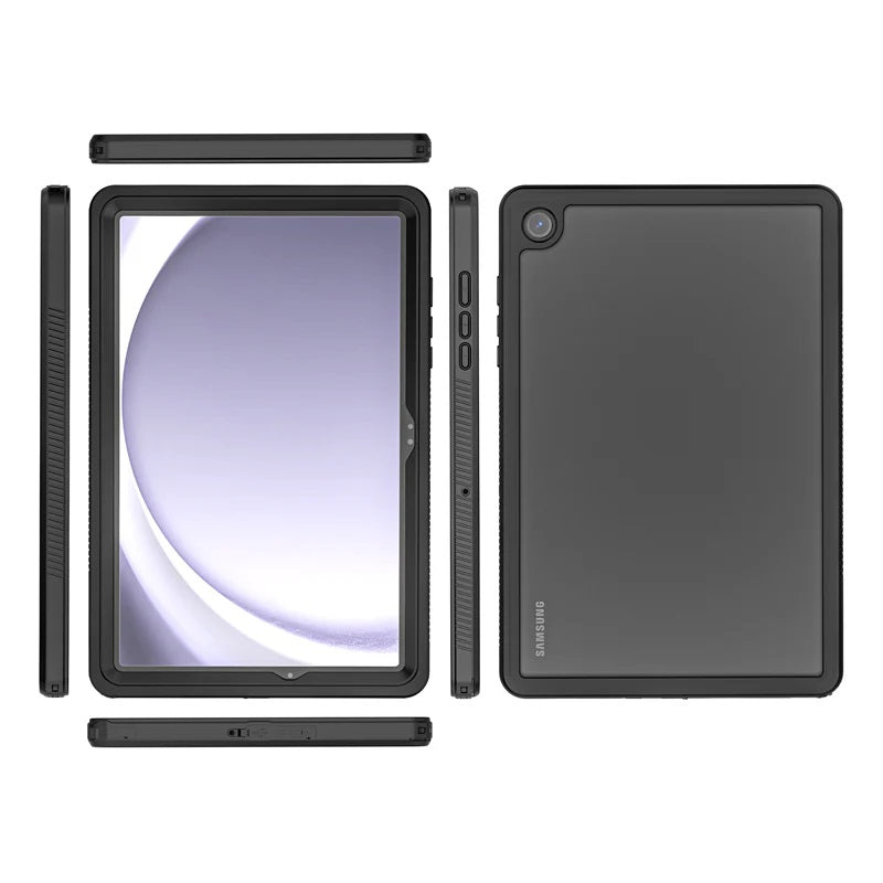 USP Samsung Galaxy Tab A9+ (11') WaterProof Case Clear - IP68, Reliable & Durable, 360Â° Rotation, DustProof, SnowProof,5 Years Warranty