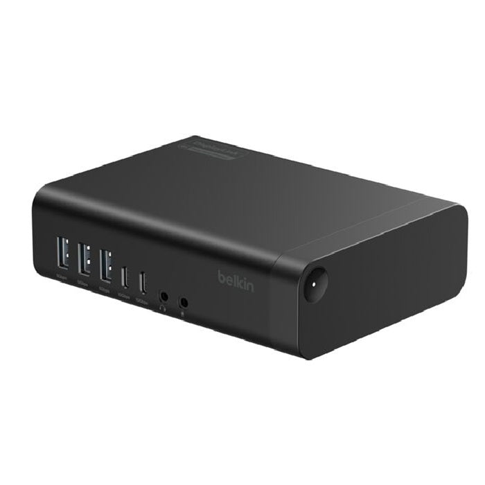 Belkin Connect Universal 16-Port Tripal Display USB-C Dock w/ 180W Power Adapter -Black(INC029auBK),140W PD,10Gbps,3Ã—HDMI 2.0,4K@60Hz,3 Years Warranty