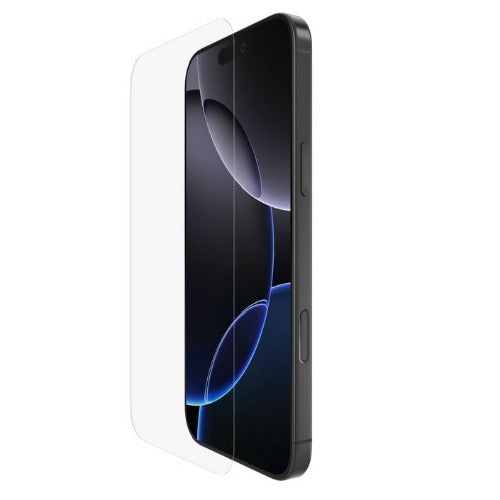 Belkin ScreenForce Tempered Glass Treated Screen Protector for Apple iPhone 16 Pro Max - Clear (OVA160fq),Scratch Resistant, 2 Years Warranty
