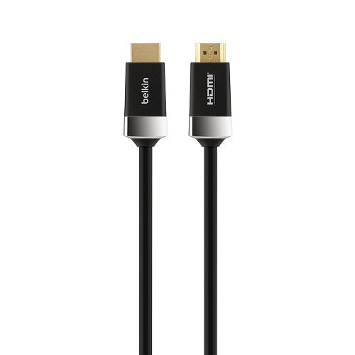 Belkin Advanced Series High Speed 4K HDMI Cable with Ethernet (5M) - Black(AV10050BT5M), Ultra HD 4K @ 60Hz + HDR, 18Gbps Bandwidth,2 Years Warranty