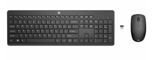 HP 235 USB Wireless Keyboard & Mouse Combo 2.4GHz 12 Function keys Chiclet Comfortable Low Noise 1600DPI Mouse Light Weight Long Battery ~NAHP-18H24AA