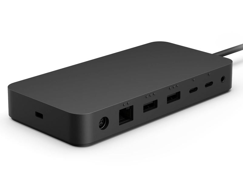 Microsoft Surface Thunderboltâ„¢ 4 Dock Station 4K Wired 165W 40Gbps USB-C USB-A 3.5mm Audio Jack 2.5G Ethernet Go2/3 Pro 7/7+/8/9/X/10/11 Laptop7/8