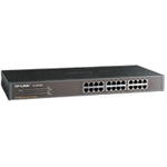 (E)(CH)TP-Link TL-SF1024 24-Port 10/100Mbps Rackmount Unmanaged Switch energy-efficient Supports MAC 19-inch rack-mountable steel case 4.8 Gbps Switch