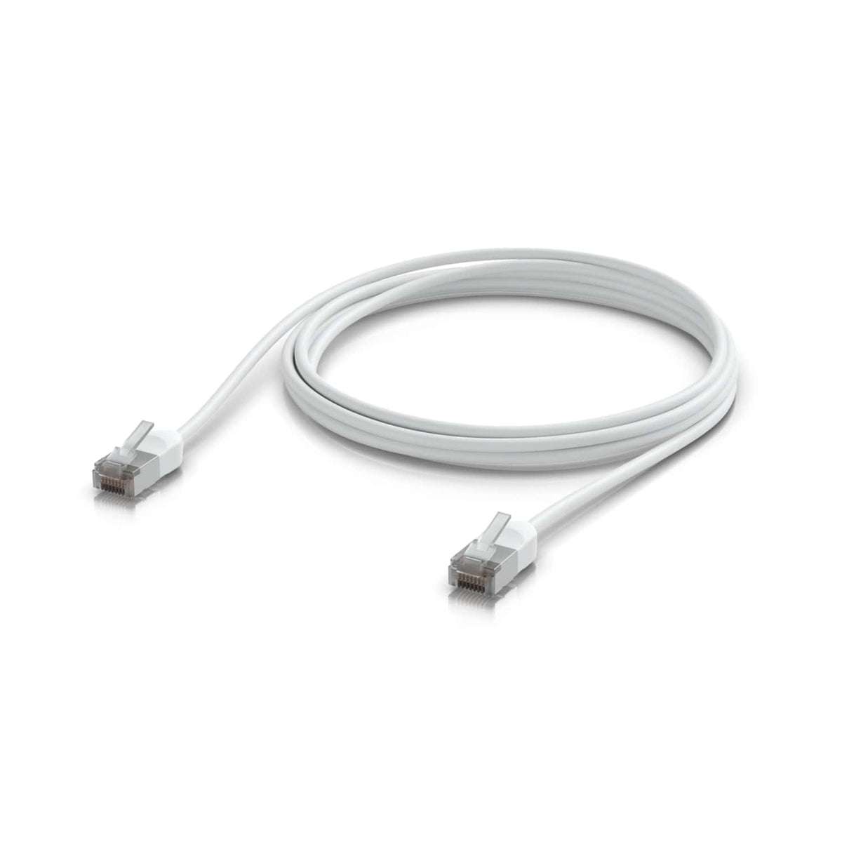 Ubiquiti UniFi Premium Patch Cable Outdoor, 2M, White, Ultra-thin, Rugged, Shielded Patch, Designed &Optimized, For 10 GbE Networking.