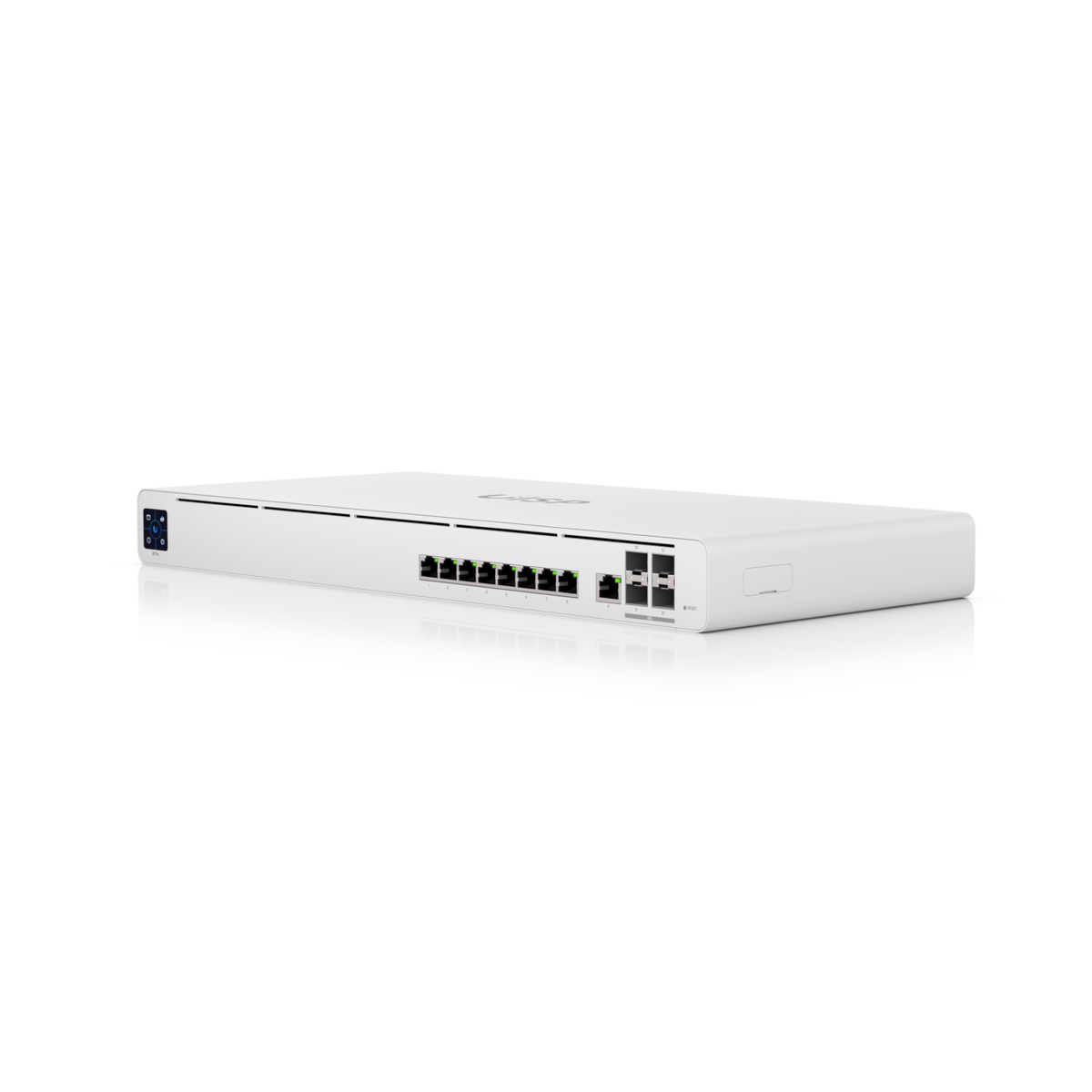 Ubiquiti UISP Router Professional, (9) GbE RJ45 ports, (4) 10G SFP+ ports, Integrated Layer 2 Switch,  Up to 9,500 Mbps NAT Throughput,