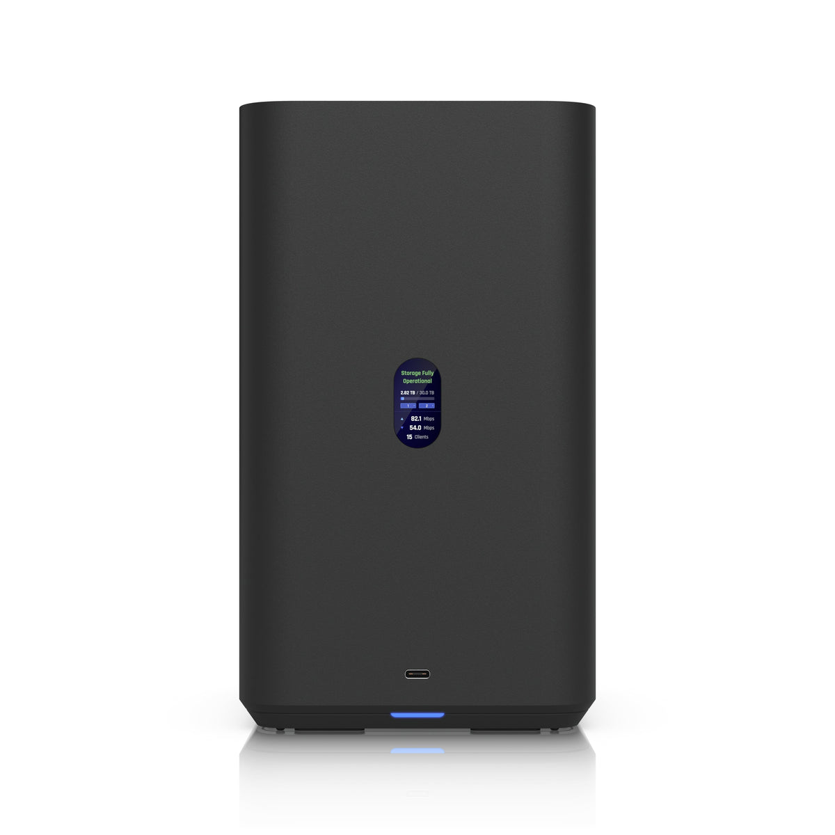 Ubiquiti UNAS 2, Black, UniFi Network Attached Storage (2)3.5' HDD Bays, 2.5 GbE Networking, USB-C Connectivity, PoE++ Adapter, All In Compact Foot.