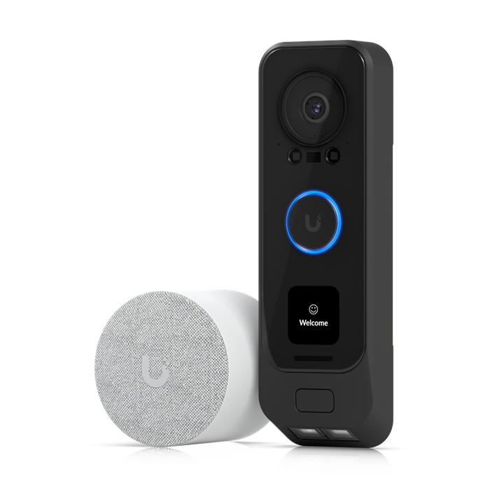 Ubiquiti UniFi Protect G4 Doorbell Pro PoE Kit,5MP CMOS Camera,Night Mode IR Up To 20ft,PoE Power, Incl PoE Chime,WeatherProof IPX4