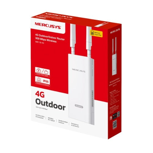 Mercusys MB118-4G 300 Mbps Wireless 4G LTE Outdoor/Indoor Router