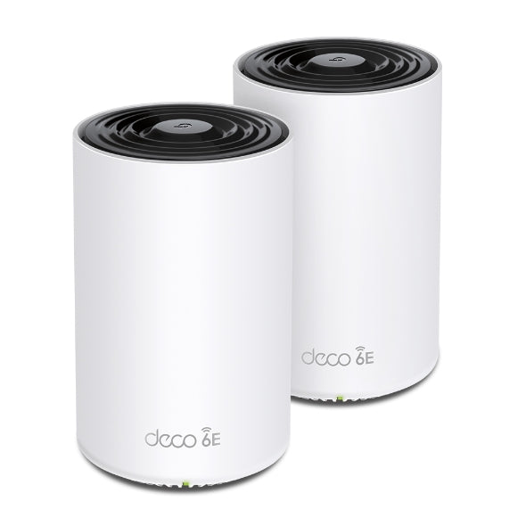 (CH)TP-Link Deco XE75 AXE5400 Tri-Band Mesh Wi-Fi 6E System (2-pack) 574 Mbps at 2.4 GHz + 2402 Mbps at 5 GHz + 2402 Mbps at 6 GHz