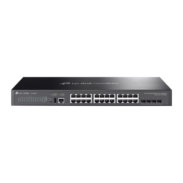 TP-Link SG5428X Omada 24-Port Gigabit Stackable Lite L3 Managed Switch with 4Ã— 10G Slots