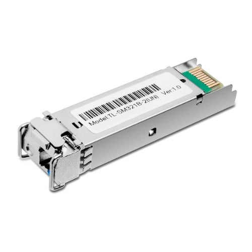 TP-Link 1000Base-BX WDM Bi-Directional SFP Module (TL-SM321B-2) TX: 1310nm, RX: 1550nm, Up To 2KM Transmission Distance, LC Simplex