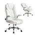 Artiss Executive Office Chair Leather Tilt White