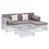 Gardeon 4 Seater Outdoor Sofa Set 5PCS Table Chair Set Garden Patio Furniture