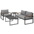 Gardeon Outdoor Sofa Set 3 Seater Corner Modular Lounge Setting Steel