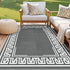 Gardeon Outdoor Rugs 152x244cm Large Carpet Reversible Area Mat PP Dual-Sided Patio Rug Greek Key