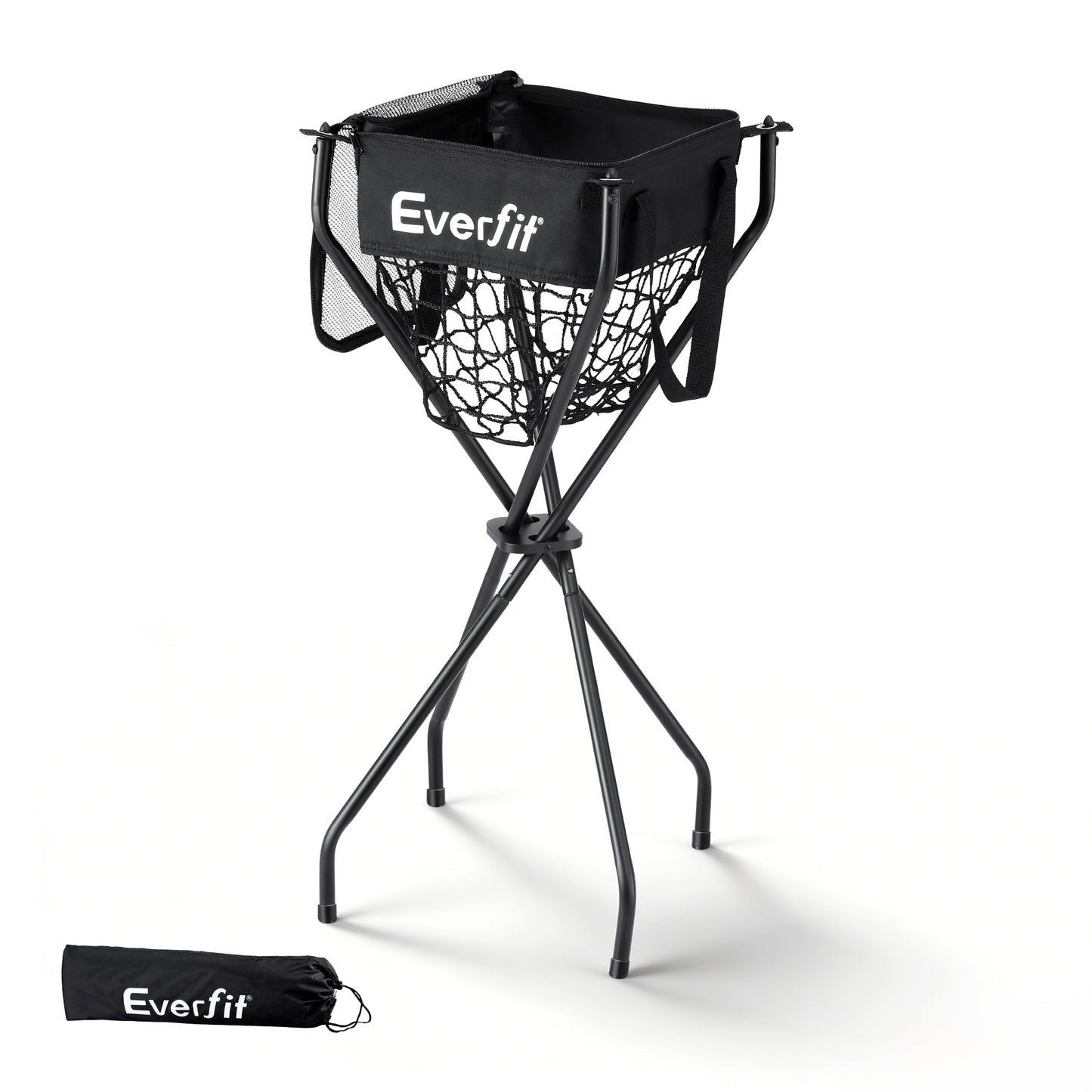Everfit Portable Ball Cart Foldable Pickleball Tennis Baseball Softball