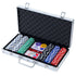 300pcs Poker Chips Set Casino Texas Hold&