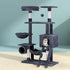 i.Pet Cat Tree 144cm Tower Scratching Post Scratcher Wood Condo Toys House Bed