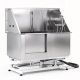 i.Pet Electric Pet Bath Tub Dog Grooming Stainless Steel Wash Station 127cm