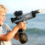 Keezi Kids Adult Electric Water Gun 500ml Water Tank Light Squirt Guns Toys
