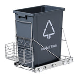 Cefito Pull Out Bin Kitchen Cabinet Slide Garbage Rubbish Bins Basket 40L Grey