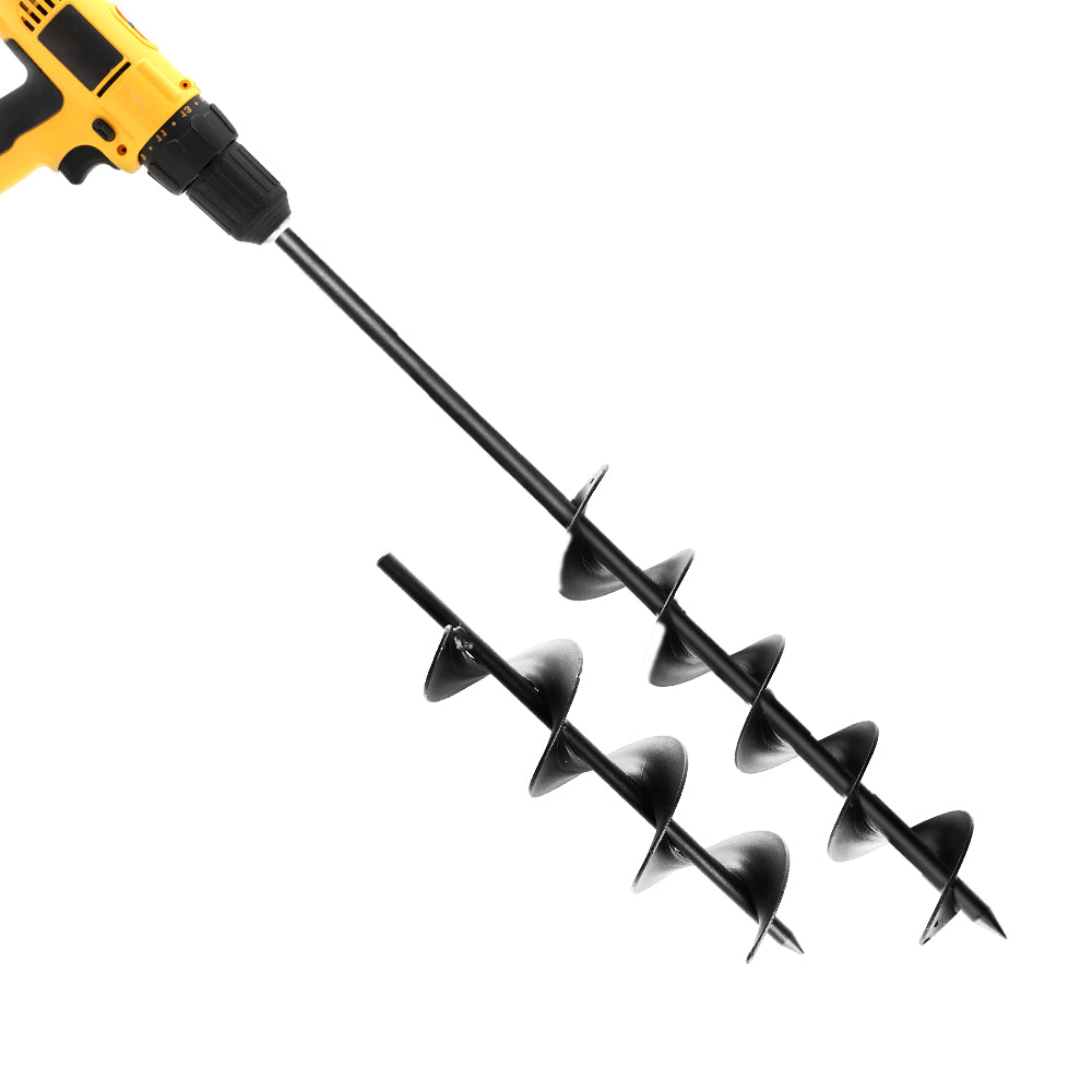 Giantz Power Garden Spiral Auger Hole Digger Earth Drill Bit Î¦75x300 & 600mm