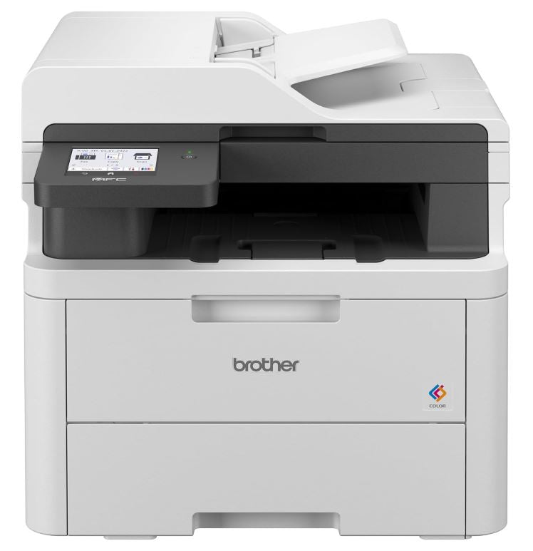 Brother MFC-L3755CDW Compact Colour Laser Multi-Function Centre - Print/Scan/Copy/FAX with Print speeds of Up to 26 ppm,2-Sided Print,single side scan