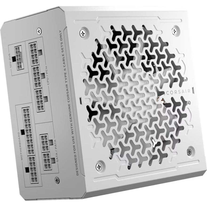 Corsair RMe Seriesâ„¢ RM750e - Fully Modular Low-Noise ATX Power Supply - White (AU), Cybenetics Gold, ATX12V 3.1, 2x PATA, 2x EPS, 6x SATA, 3x PCIe
